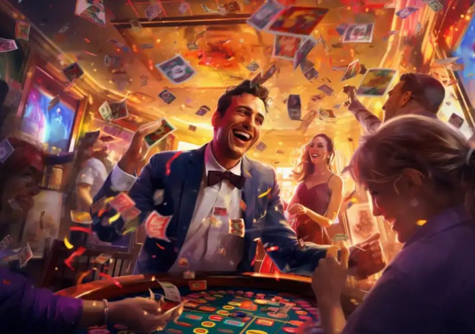 Tampilan permainan slot cnd88 dengan fitur bonus dan simbol pembayaran